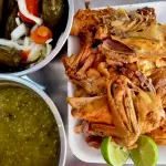Pollo en carnitas