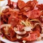 PORÇÃO DE CALABRESA C' CEBOLA 🐷500g