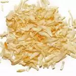 Cebola desidratada tiras