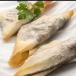 Spring roll de crocante de morcilla
