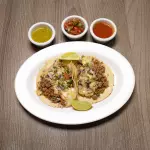 Tacos campechano con queso