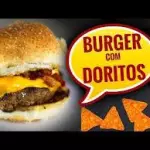 Burguer doritos cheddar mexicano