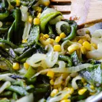 Rajas con Elote