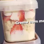 Bolo no pote Creme c/ Morango
