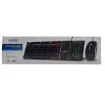 KIT TECLADO C/FIO EXBOM RGB BK-G550