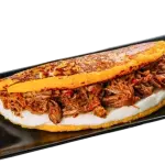 Cachapas Carne Mechada