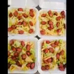 Salchipapas clasica