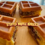 Stuffed Waffle Burger