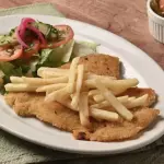 MILANESA DE RES EMPANIZADA