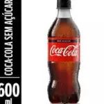 COCA COLA ZERO AÇUCAR 600ml