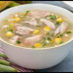 Chicken sweet corn soup