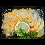 CARPACCIO DE ANCHOVA NEGRA DEFUMADA