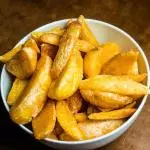 Porción de papas fritas
