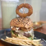 Hamburguesa Aros de Cebolla
