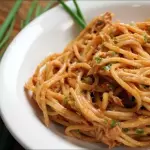 Espaguete na Chapa de Atum