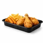 4 presas pollo broaster