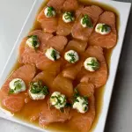 Carpaccio Salmão Cheese
