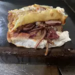 X- Picanha ao molho barbecue