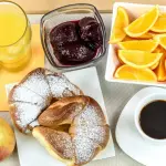 Desayuno en paquete.