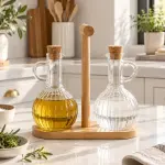 Set dispensador aceite con base