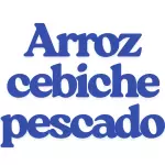 (G)ArrozCebichePescado
