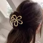 Pinza de flor dorado