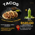 Tacos de Pernil Ahumado
