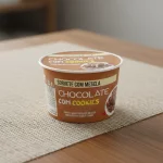 potinho chocolate com cookies