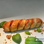 Pão de alho parmesão e peperone