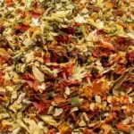 Tempero cebola, salsa e tomate