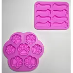 Moldes de silicón de patas de gato