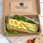 Creamy Avocado & Egg  Sandwich
