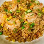 ARROZ FRITO CON CAMARONES