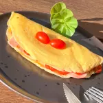 Crepioca presunto e queijo