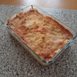 Bacalhau com natas e crosta de pão