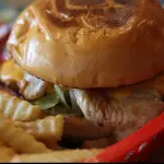 Peri Peri Chicken Burger & Fries