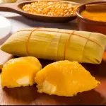 Pamonha de Sal com Queijo