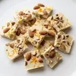 Branco com avelã e raspas de laranja