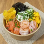 Poke Misto (Salmão e Camarão)