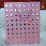 FUNDA CUADRADA COLOR DORADO ROSADO