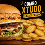 X-Tudo + Batata Fatiada