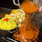 COSTELA SUINA COM BARBECUE