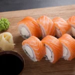 Sake Rolls 10 pza (env. en salmón)
