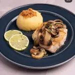 Sea Bass with Mushrooms