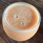 Suco laranja morango manga