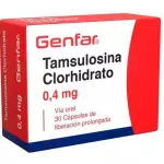 TAMSULOSINA 0.4MG 30 CAPSULAS