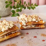 Waffle de buñuelo dulce