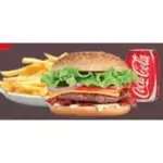Menu Doble Chese Burger