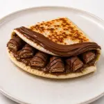 Wrap Nutella com Kinder Bueno