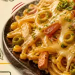 Macarrao na chapa + refri 310 ml